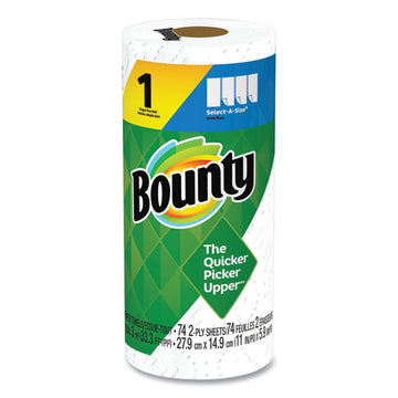 Bounty® Select-a-size Kitchen Roll Paper Towels, 2-ply, White, 5.9 X 11, 74 Sheets-roll freeshipping - TVN Wholesale